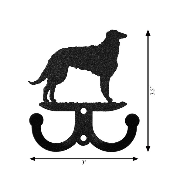 Borzoi Key Chain Borzoi Leather Dog Charm Bookmarker – VANCA CRAFT,