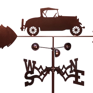 Hand Made Model A Old Car Auto Weathervane NEW