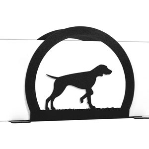 Vizsla Dog Metal Letter Napkin Card Holder
