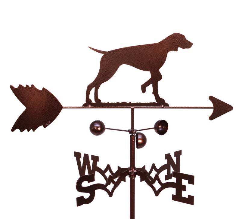 Hand Made Vizsla Dog Weathervane NEW image 1