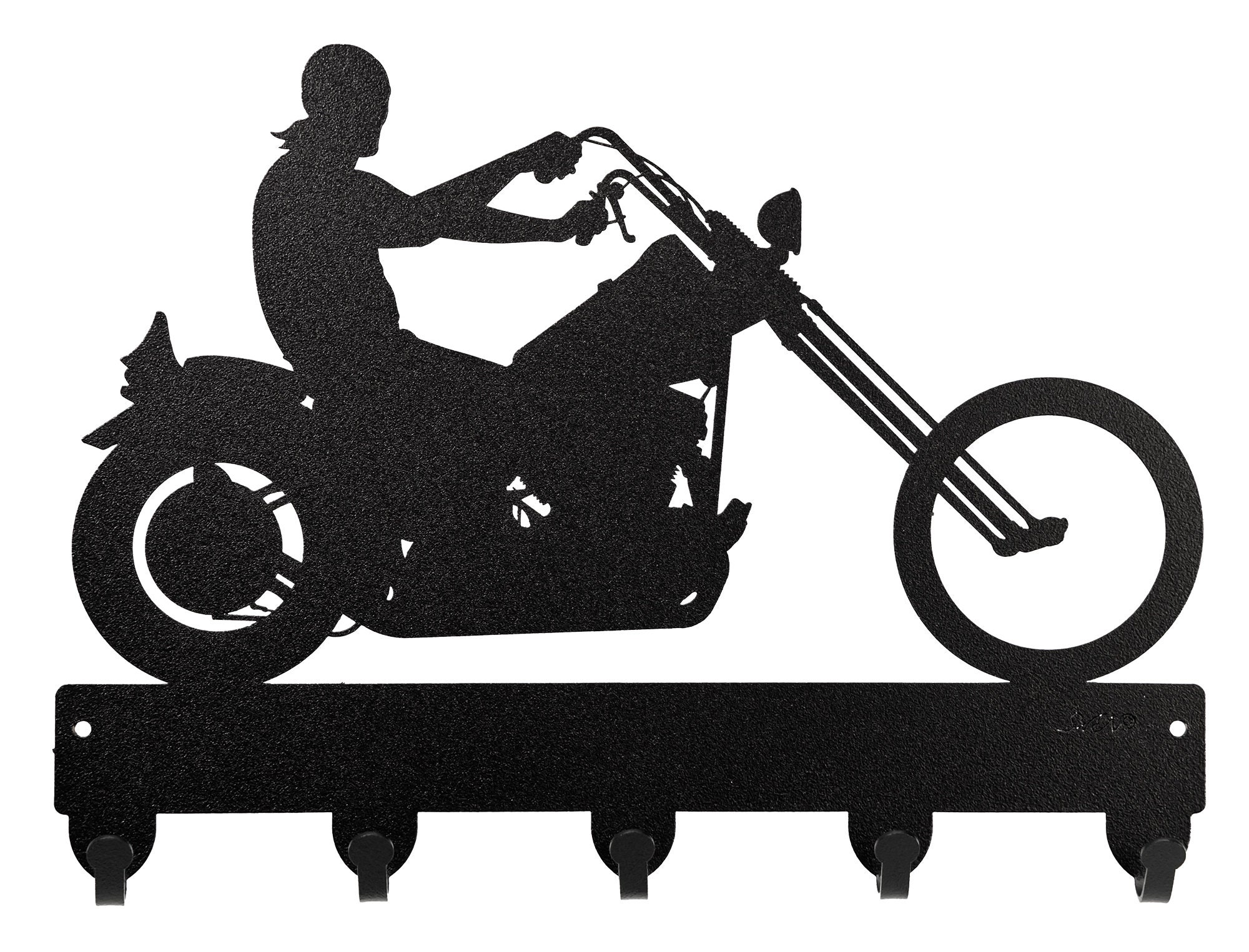 WH00039675 Holder 'Motorbike Cornering' Wall Mounted Key Hooks 