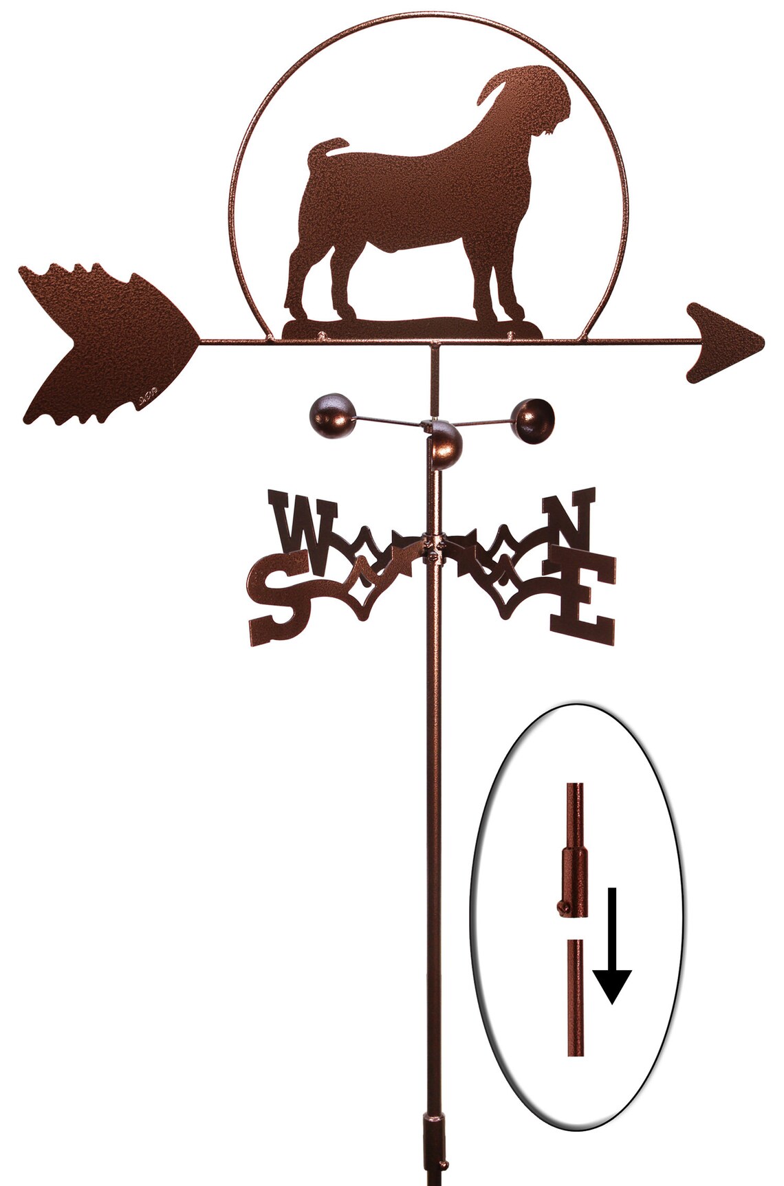 Hand Made Boer Goat Weathervane New Etsy