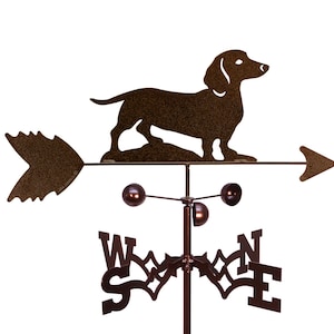Hand Made Dachshund Dog Weathervane NEW