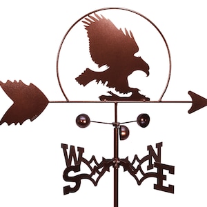 Hand Made Bald Eagle Hawk Bird Weathervane NEW