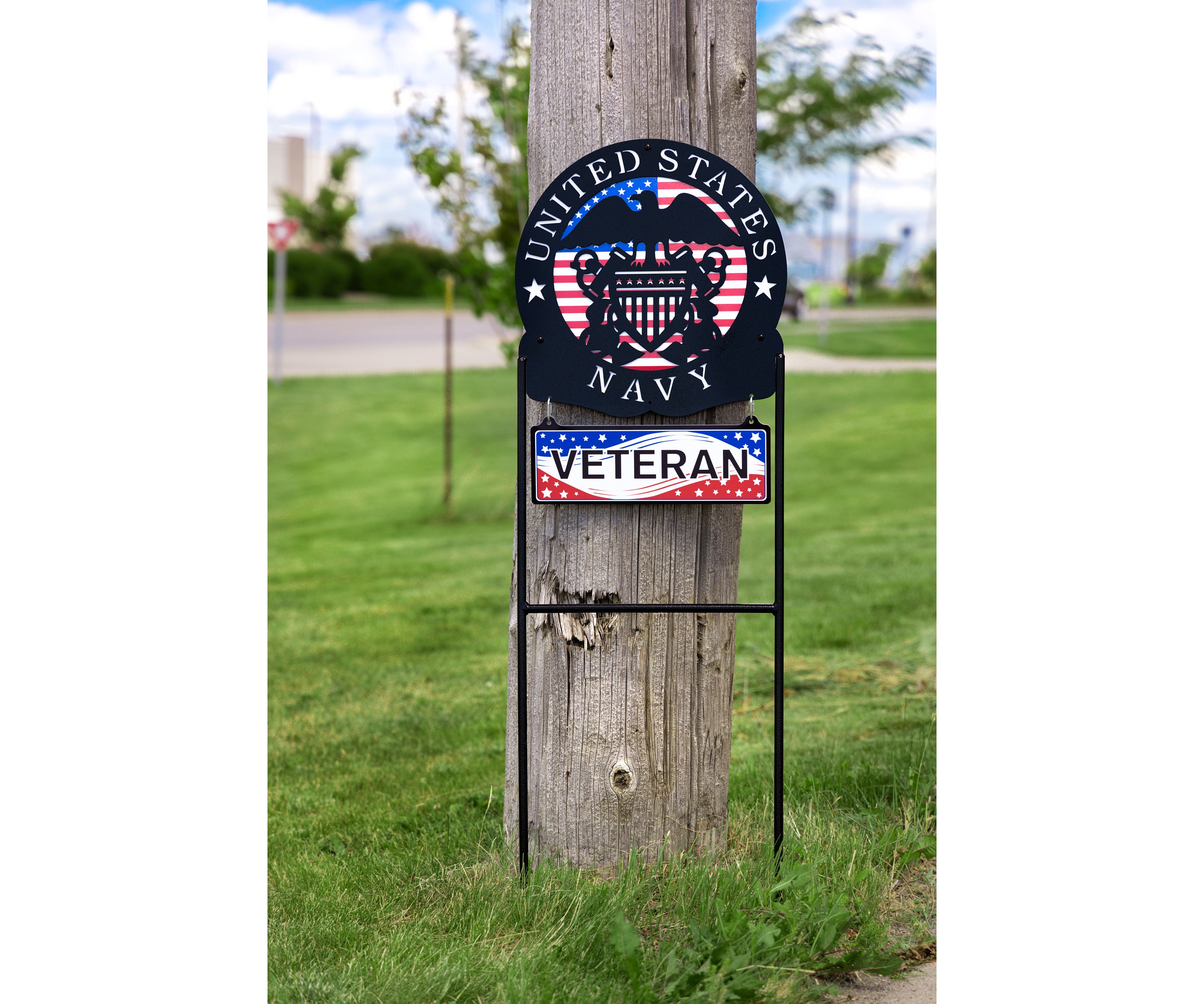 US NAVY 懐中電灯&ネームプレート Armed Services US Navy Metal Yard Sign - Etsy