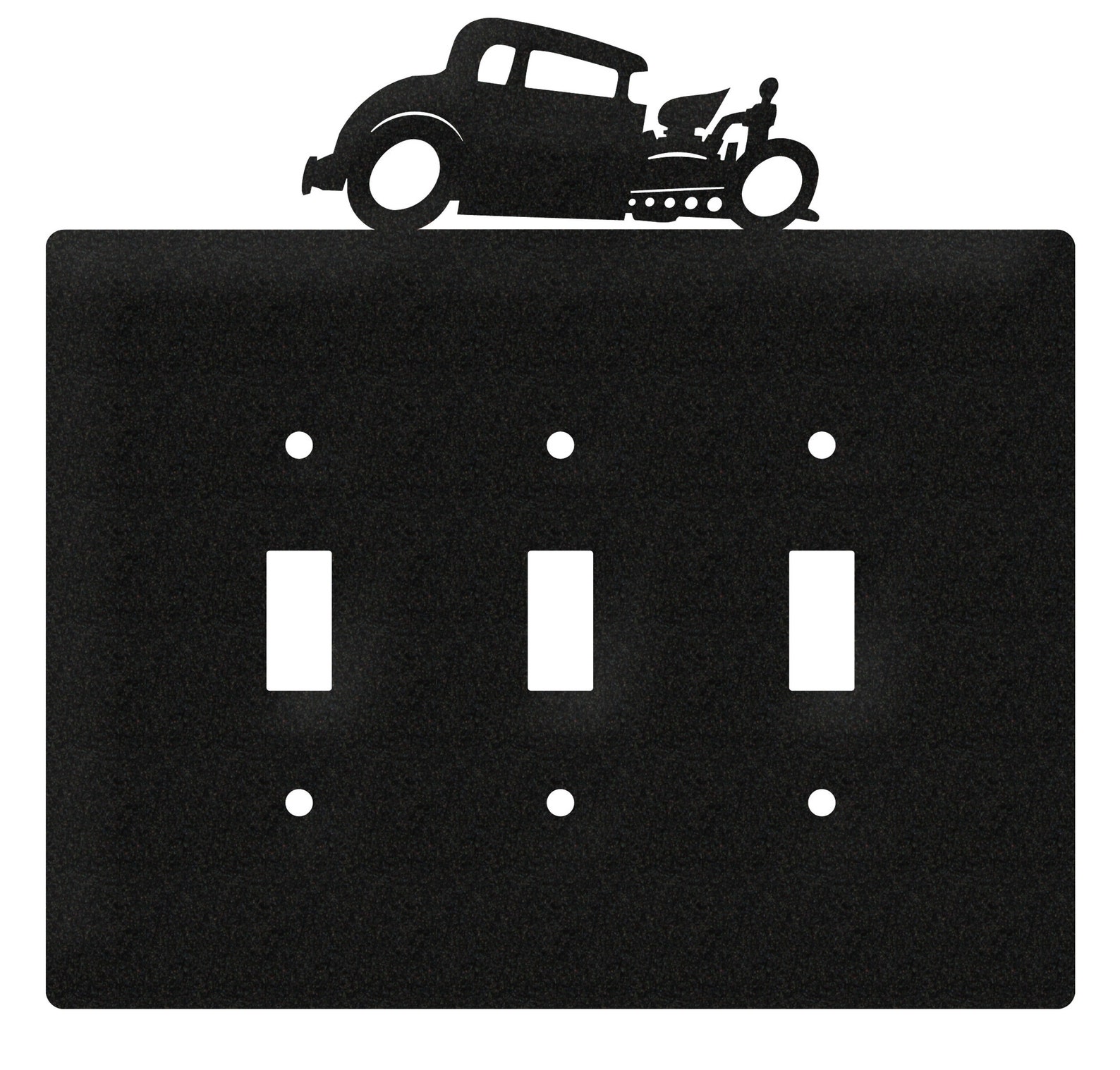 Farrell Hot Rod Auto Car Light Switch Triple Plate Cover Etsy