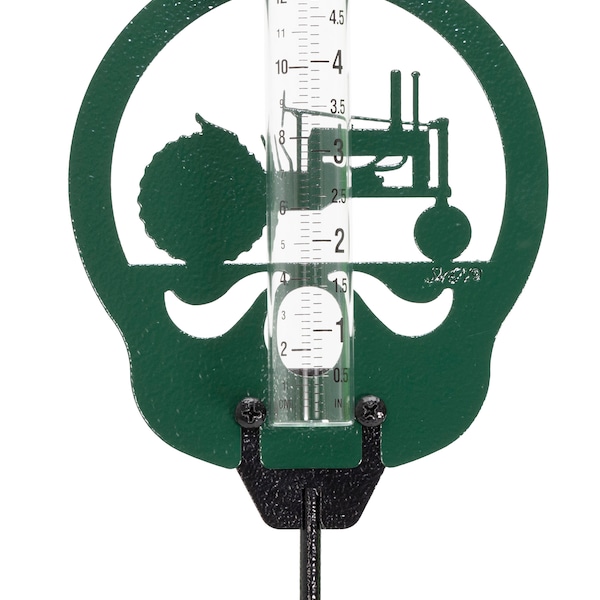Tractor Rain Gauge Etsy