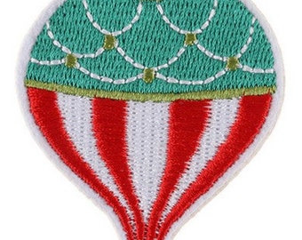 3" Unique Hot Air Balloon Patch 3M Self Adhesive