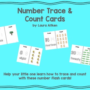 Number Trace and Count Activity