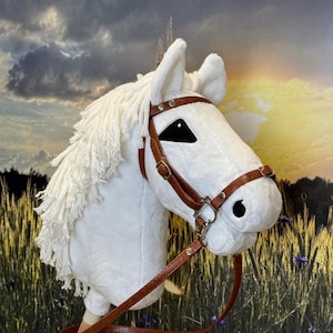 Hobby horse white. A4 or A3