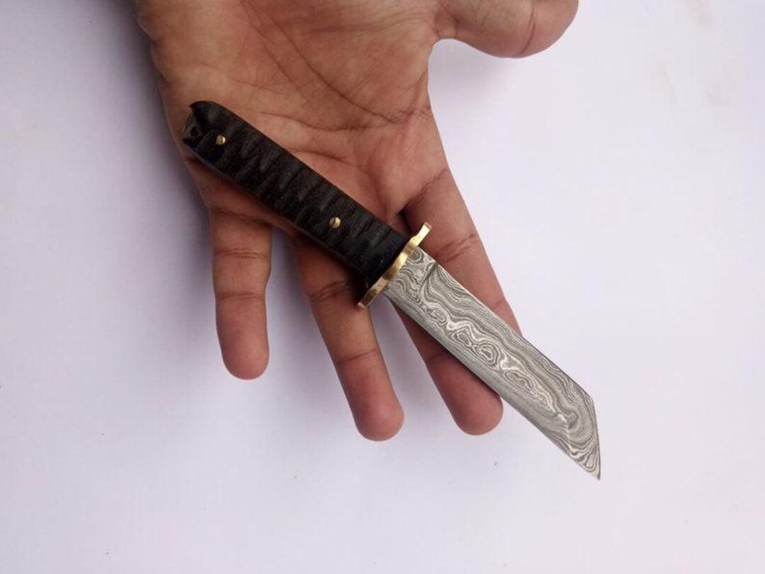 Premium Handcrafted Damascus Tanto Survival Knife - 13
