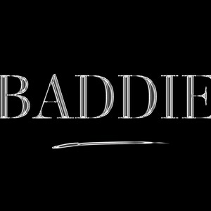 Baddie Font, Writing, Shiny Metal Font, Metallic Wording, Shiny ...