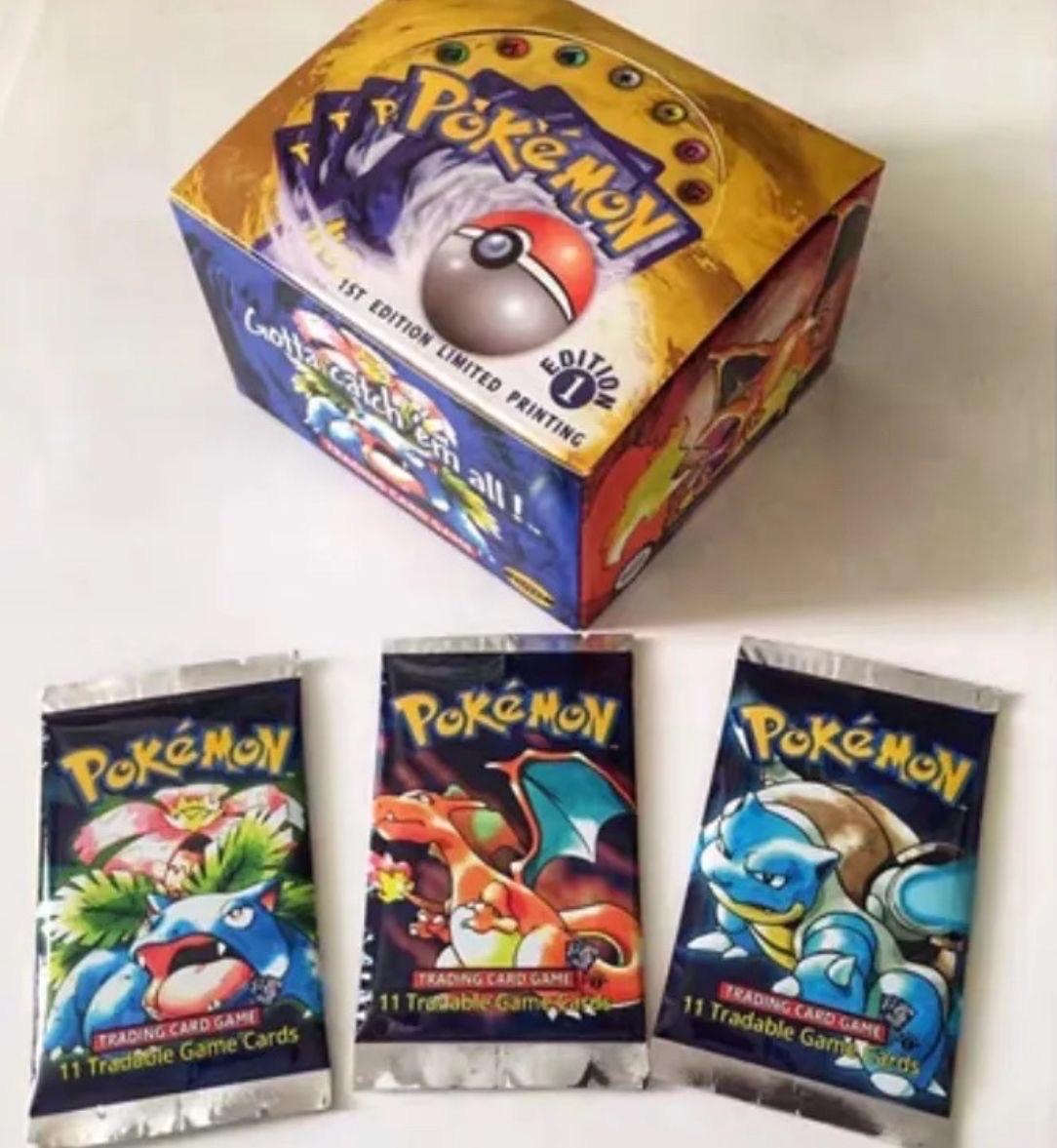 Pokemon Cards Pokmon Mini Cards 1st Edition Jungle Set Booster Packs - 18  Packs, 126 Cards, Novelty Gift Set Star Wars Trading Card Sets