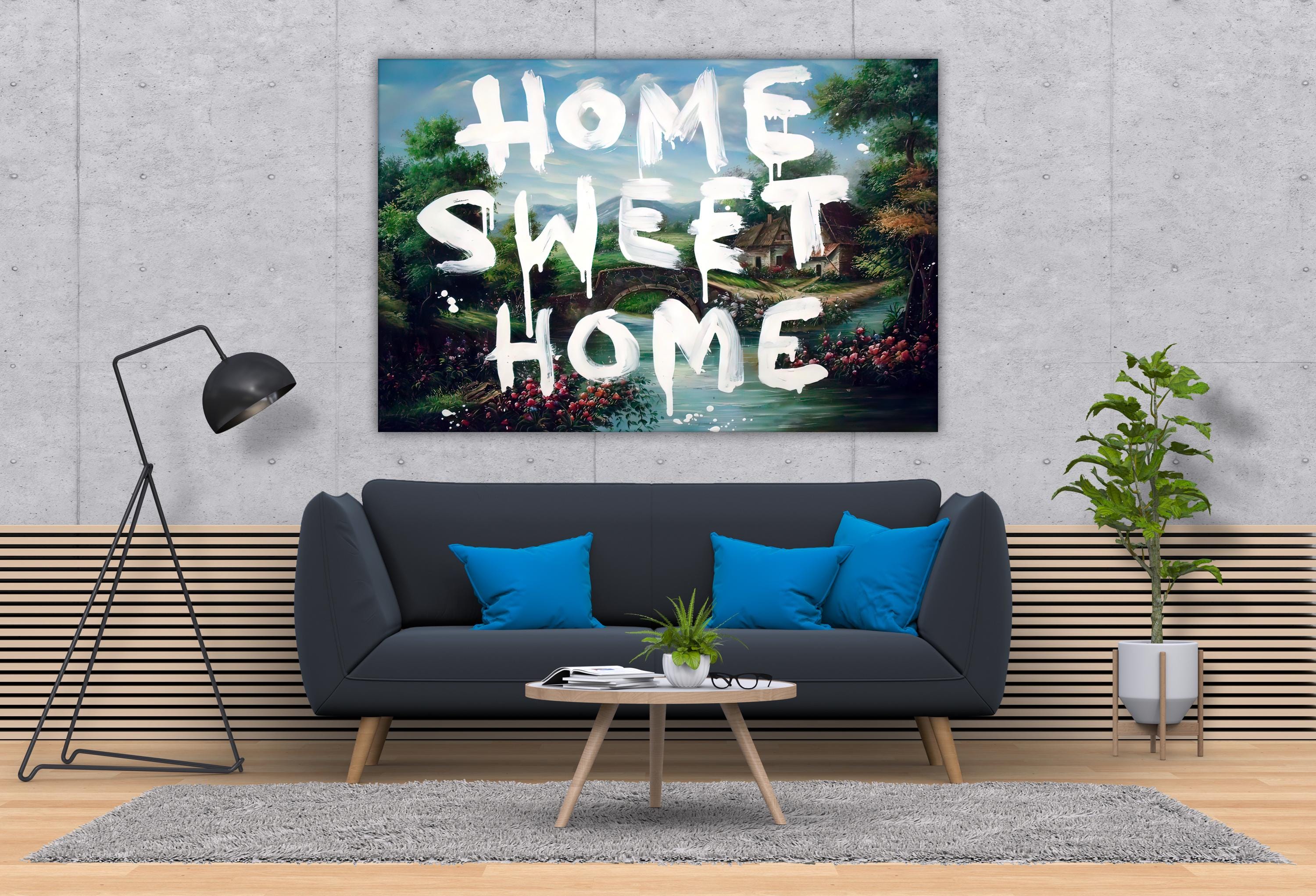 Home Sweet Home Banksy - Etsy