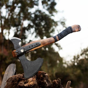 New God Of War Kratos Leviathan Axe Handmade God Of War Axe, Leviathan Axe, Celtic Axe, Scandinavian Axe, Kratos Axe, Gift For Him,Best Gift