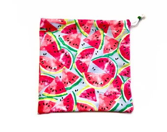 Gymnastics Grip Bag - Watermelons on Light Blue