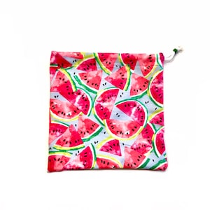 Gymnastics Grip Bag - Watermelons on Light Blue