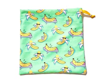 Nerxy Seahorse Gymnastics Grip Bag - Ocean Theme Drawstring Storage Bag