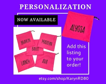 Name Personalization Glitter 2.5 Inches Tall