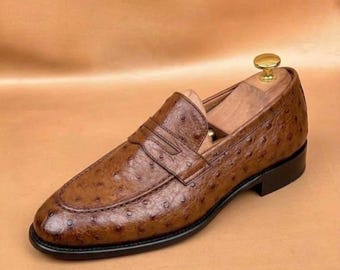 Bruna herrloafers för bröllop | Handgjorda lädergåvor till maken
