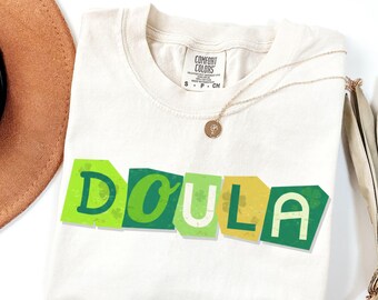 Camiseta de enfermera doula Comfort Colors®, camiseta con nota de rescate del Día de San Patricio, divertida camiseta irlandesa de enfermera, regalo de San Patricio para enfermera de urgencias, top moderno