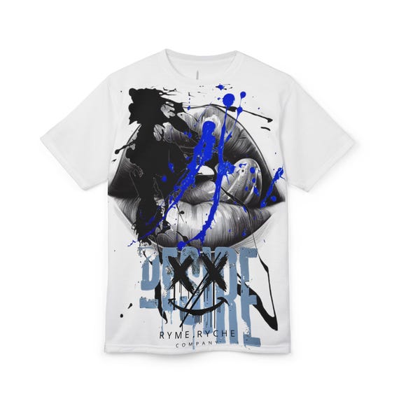 Ryme Ryche Luxe Desire Tee, Bold Graphic Shirt Gen Z, Streetwear Style, Unique Gift, Creative Fashion, luxury fashion