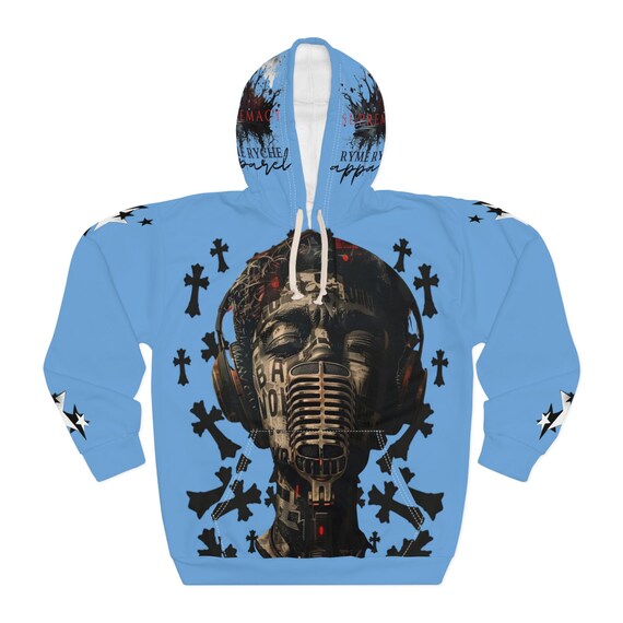 Baby blue berry Moscato Pullover Hoodie - Music Inspired, Streetwear, Gift for Music Lovers, Birthday & Holidays