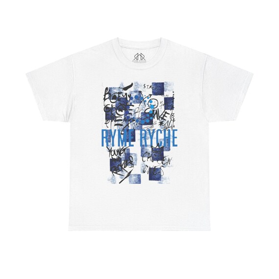 White RR Chosen ones Heavy Cotton Tee | Relaxed Streetwear, Gift for Art Lovers, Casual Fashion, Summer Wear, Graphic Tee