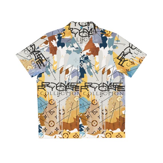 Ryme Ryche Men's Hawaiian Shirt Collection, Summer Apparel, Beach Wear, Cruise Vacation Shirt, Perfect for Parties, Trendy Resort Wear