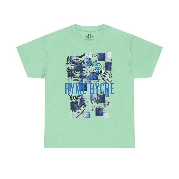 Mint green RR Chosen ones Heavy Cotton Tee | Relaxed Streetwear, Gift for Art Lovers, Casual Fashion, Summer Wear, Graphic Tee, Unisex Tee