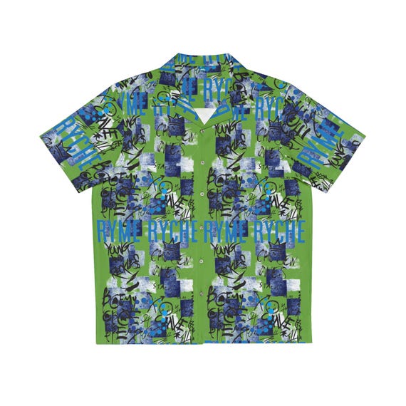Ryme Ryche Chosen Ones Men's Hawaiian Shirt (AOP) Big sizes available up to 5x