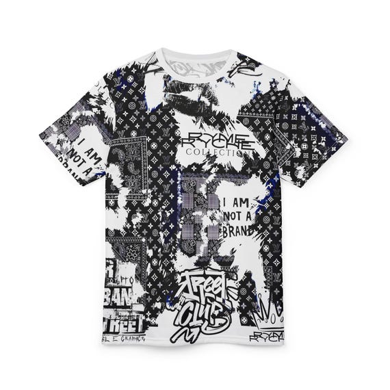 Luxury cotton Graffiti Graphic Tee - Urban Art, Streetwear Style, Custom Fashion, Unisex Shirt, Trendy Gift, Festival Outfit