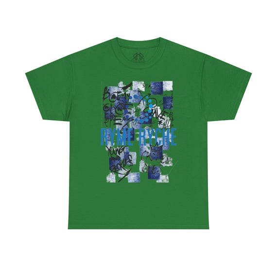 Green RR Chosen ones Heavy Cotton Tee | Relaxed Streetwear, Gift for Art Lovers, Casual Fashion, Summer Wear, Graphic Tee