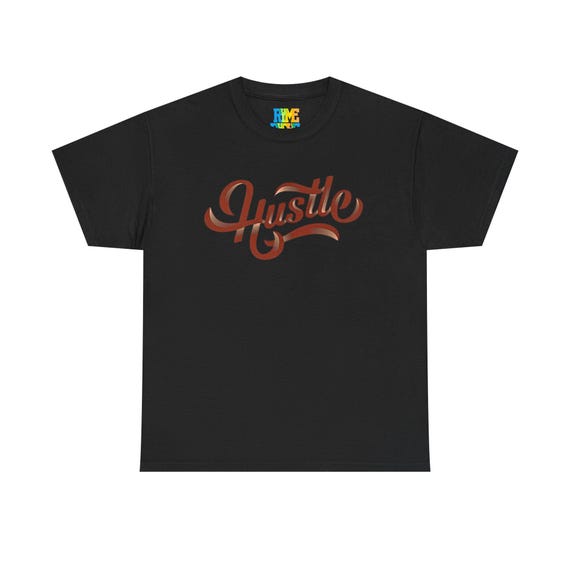 Hustle Unisex Cotton Tee, Motivational Tee, Gift for Entrepreneurs, Casual Wear, Hustle Culture Shirt