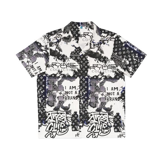 Ryme Ryche Men's Hawaiian Shirt Collection for Trendsetters, Beachwear, Casual Shirt, Summer Vibes, Graphic Print, Gift for Him