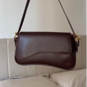 Kleine Vintage Leder Crossbody Bag - Designer Damen Schultertasche