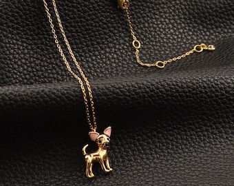Kate Spade chihuahua necklace
