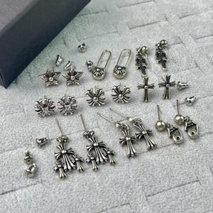Chrome Hearts Cross Earring - Etsy Canada