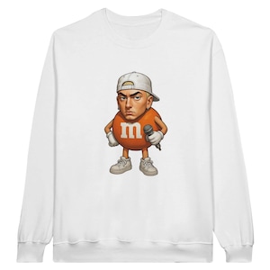 Eminem x M&M Sweatshirt Slim Shady Candy Rap Crewneck