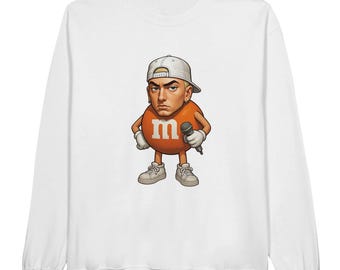 Eminem x M&M Sweatshirt Slim Shady Candy Rap Crewneck