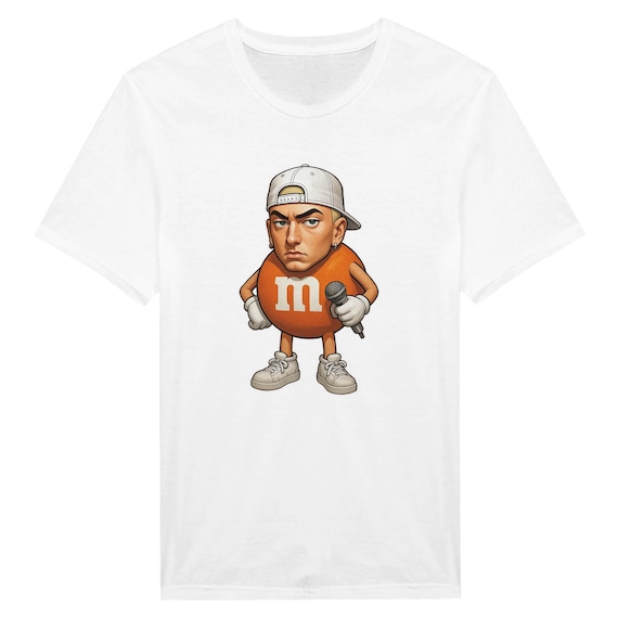 Eminem as an M&M T-shirt | Funny Rap Graphic Tee | Classic Unisex