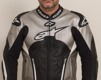 Macacão de couro para motociclismo personalizável | Equipamento de proteção para motociclistas