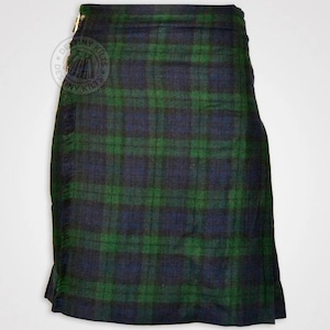 Scottish Handmade The Black Watch Iconic Tartan Kilt of Highland Heritage ,Custom 8 Yards Tartan Kilt