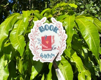 Bookworm Sticker