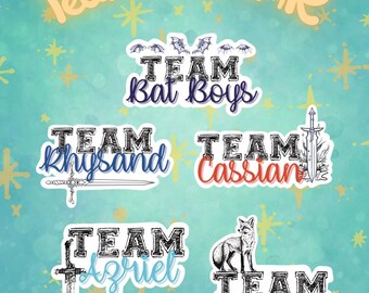 Team ACOTAR Varsity Stickers - Individual & Packs