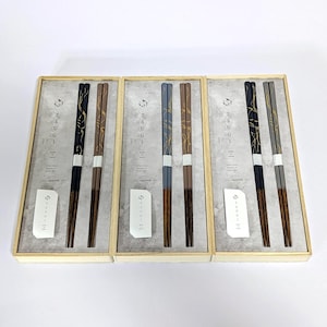 Made in Japan Kintsugi Style Chopsticks pair wedding gift set