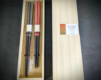 Handmade chopsticks traditional japanese chopstick gift set newlyweds couple gift