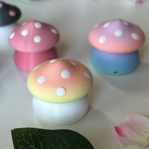 Mushroom Fidget Clicker Keychain