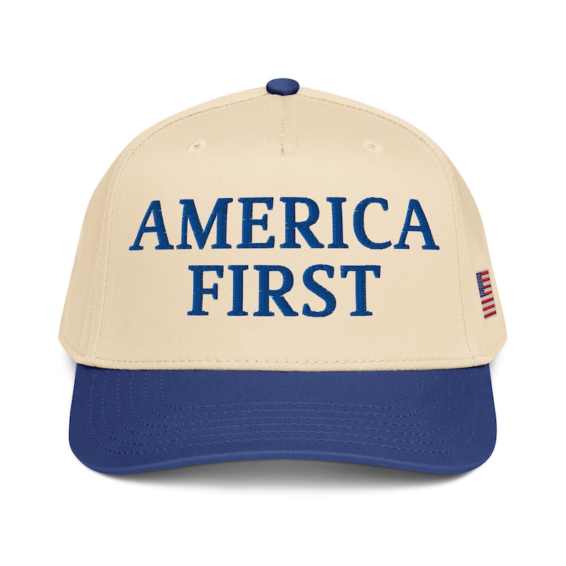 America First Hat – Embroidered Classic Cap - Etsy