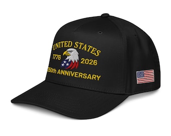 250th Anniversary Hat – Gold Embroidered Classic Cap